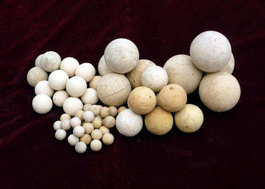 Ceramiczna kulka ceramiczna Al2O3 z łożyskiem kulkowym, przy 1100 ℃ Gęstość 3,7- 3,99 g / cm3